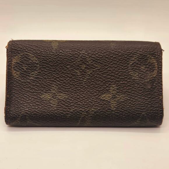 LOUIS VUITTON MONOGRAM 4-RING KEY HOLDER WALLET – TRI-FOLD – MADE IN FRANCE - Picture 3 of 10